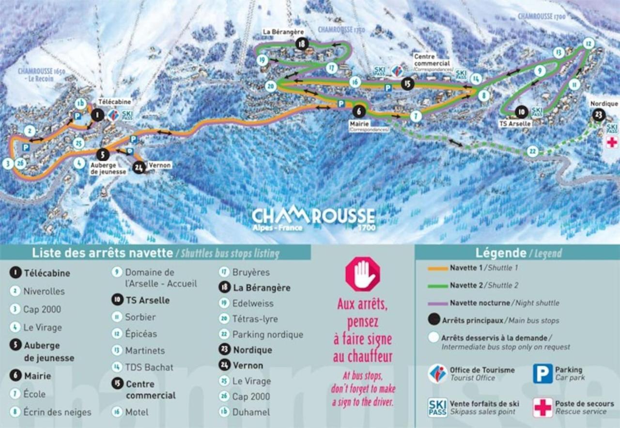 Charmant Studio Cabine Cocoon A 100 M Des Pistes 샴루스 외부 사진